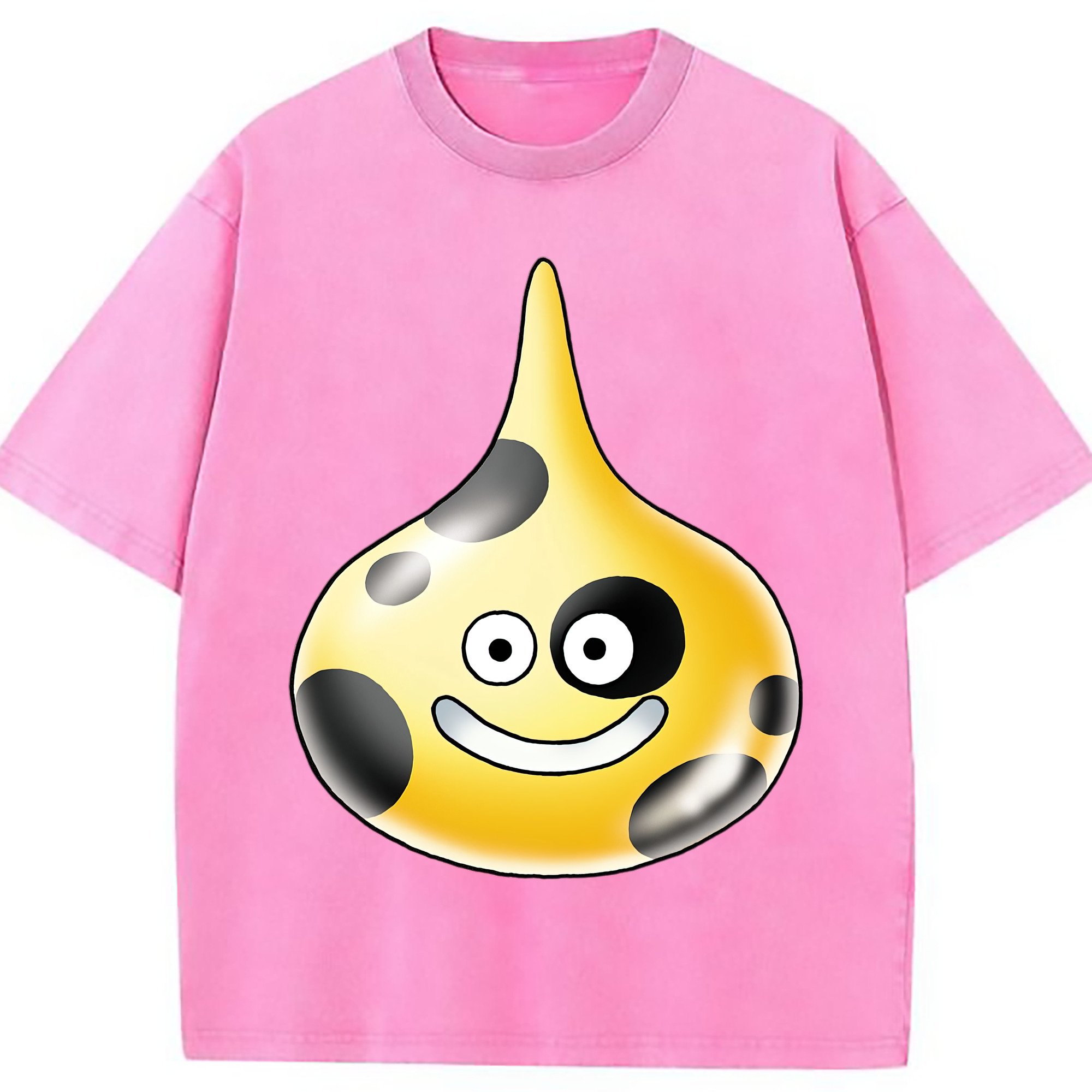 （画像用） ドラゴンクエスト Doragon Kuesuto Dragon Quest 綿100% ヴィンテージ風 半袖Tシャツ（フロントプリント）